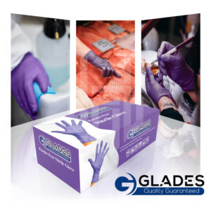 8 mil Industrial Lavender Glades Gloves (1000pcs)