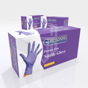 Lavender Glades Powder-Free Nitrile Gloves – 8 mil – (500 pcs)