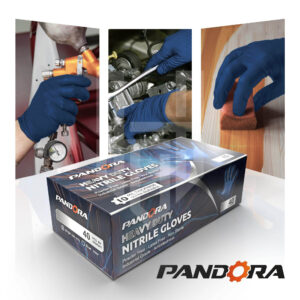Blue Pandora Powder-Free Nitrile Gloves – 10 mil