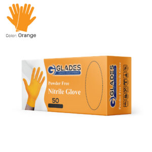 Orange Glades Powder-Free Nitrile Gloves – 8 mil