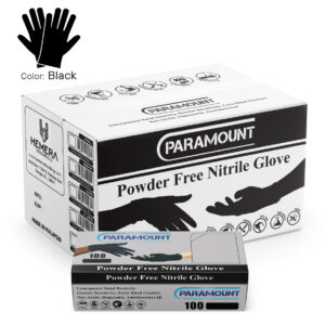 Black Paramount Powder-Free Nitrile Gloves – 4 mil – (1000 pcs)