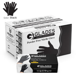 Black Glades Powder-Free Nitrile Gloves – 8 mil – (500 pcs)