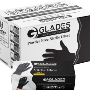 Glades 8 Mil. Nitrile Black Gloves – Mechanics