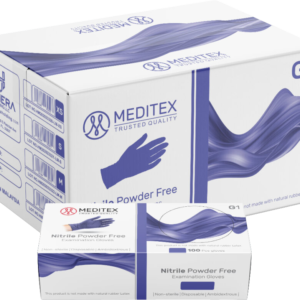 Meditex Exam 4 Mil. Nitrile Violet Blue Gloves – Dental