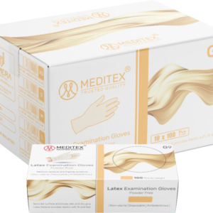 Meditex Exam 5 Mil. Latex Natural Color Gloves – Medical